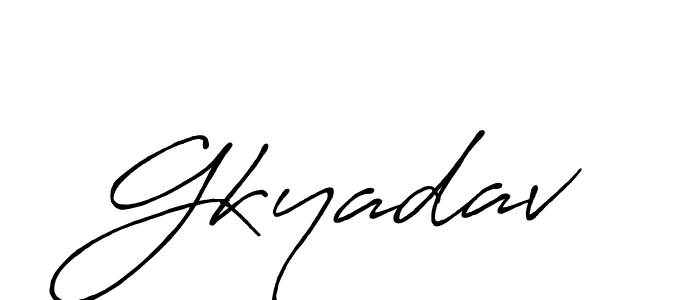 Once you've used our free online signature maker to create your best signature Antro_Vectra_Bolder style, it's time to enjoy all of the benefits that Gkyadav name signing documents. Gkyadav signature style 7 images and pictures png