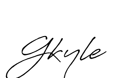 It looks lik you need a new signature style for name Gkyle. Design unique handwritten (Antro_Vectra_Bolder) signature with our free signature maker in just a few clicks. Gkyle signature style 7 images and pictures png