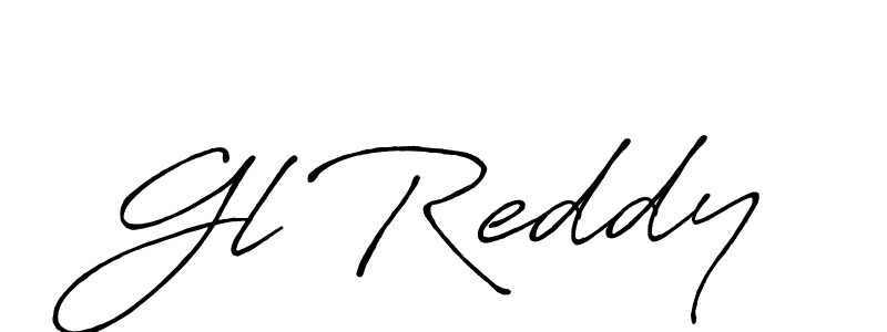 It looks lik you need a new signature style for name Gl Reddy. Design unique handwritten (Antro_Vectra_Bolder) signature with our free signature maker in just a few clicks. Gl Reddy signature style 7 images and pictures png