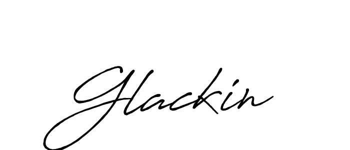 Glackin stylish signature style. Best Handwritten Sign (Antro_Vectra_Bolder) for my name. Handwritten Signature Collection Ideas for my name Glackin. Glackin signature style 7 images and pictures png