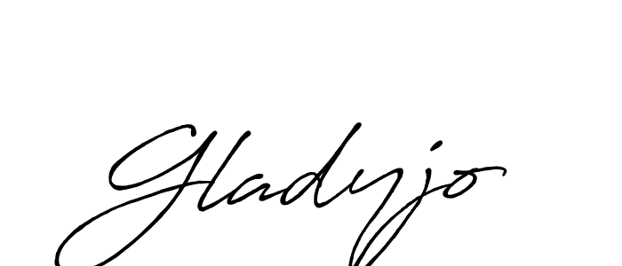 Design your own signature with our free online signature maker. With this signature software, you can create a handwritten (Antro_Vectra_Bolder) signature for name Gladyjo. Gladyjo signature style 7 images and pictures png