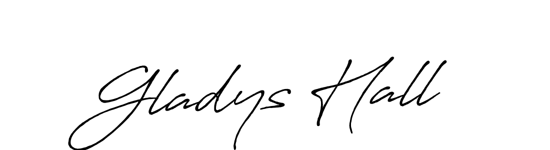 It looks lik you need a new signature style for name Gladys Hall. Design unique handwritten (Antro_Vectra_Bolder) signature with our free signature maker in just a few clicks. Gladys Hall signature style 7 images and pictures png