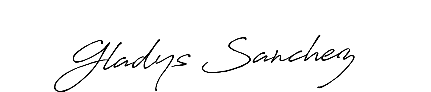 See photos of Gladys Sanchez official signature by Spectra . Check more albums & portfolios. Read reviews & check more about Antro_Vectra_Bolder font. Gladys Sanchez signature style 7 images and pictures png