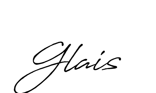 How to make Glais signature? Antro_Vectra_Bolder is a professional autograph style. Create handwritten signature for Glais name. Glais signature style 7 images and pictures png