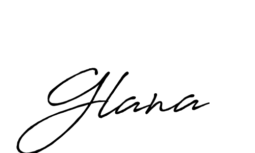 Once you've used our free online signature maker to create your best signature Antro_Vectra_Bolder style, it's time to enjoy all of the benefits that Glana name signing documents. Glana signature style 7 images and pictures png