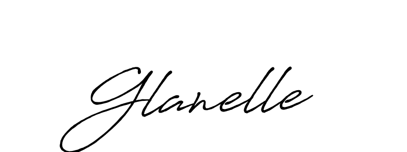 Use a signature maker to create a handwritten signature online. With this signature software, you can design (Antro_Vectra_Bolder) your own signature for name Glanelle. Glanelle signature style 7 images and pictures png