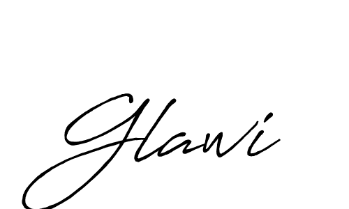 Design your own signature with our free online signature maker. With this signature software, you can create a handwritten (Antro_Vectra_Bolder) signature for name Glawi. Glawi signature style 7 images and pictures png