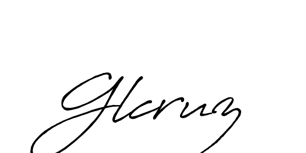 How to make Glcruz signature? Antro_Vectra_Bolder is a professional autograph style. Create handwritten signature for Glcruz name. Glcruz signature style 7 images and pictures png