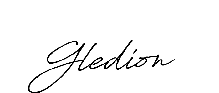 Also You can easily find your signature by using the search form. We will create Gledion name handwritten signature images for you free of cost using Antro_Vectra_Bolder sign style. Gledion signature style 7 images and pictures png