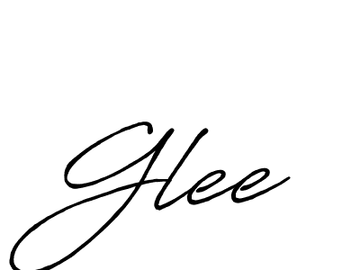 Create a beautiful signature design for name Glee. With this signature (Antro_Vectra_Bolder) fonts, you can make a handwritten signature for free. Glee signature style 7 images and pictures png