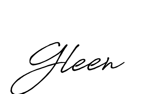 Similarly Antro_Vectra_Bolder is the best handwritten signature design. Signature creator online .You can use it as an online autograph creator for name Gleen. Gleen signature style 7 images and pictures png