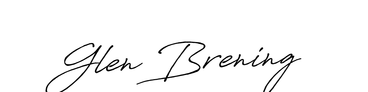 How to make Glen Brening signature? Antro_Vectra_Bolder is a professional autograph style. Create handwritten signature for Glen Brening name. Glen Brening signature style 7 images and pictures png