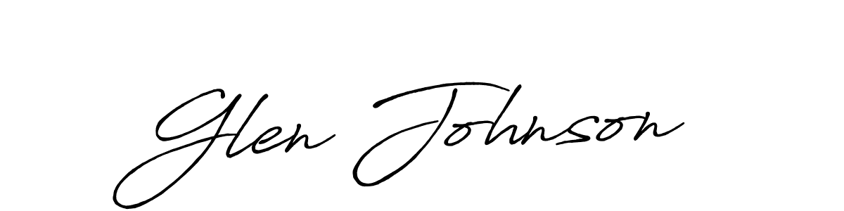 Make a short Glen Johnson signature style. Manage your documents anywhere anytime using Antro_Vectra_Bolder. Create and add eSignatures, submit forms, share and send files easily. Glen Johnson signature style 7 images and pictures png