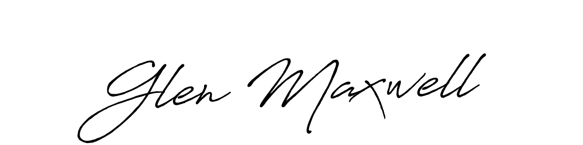 It looks lik you need a new signature style for name Glen Maxwell. Design unique handwritten (Antro_Vectra_Bolder) signature with our free signature maker in just a few clicks. Glen Maxwell signature style 7 images and pictures png