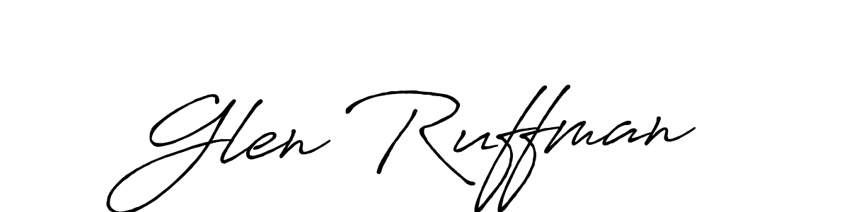 Once you've used our free online signature maker to create your best signature Antro_Vectra_Bolder style, it's time to enjoy all of the benefits that Glen Ruffman name signing documents. Glen Ruffman signature style 7 images and pictures png