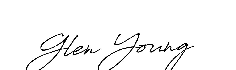 Similarly Antro_Vectra_Bolder is the best handwritten signature design. Signature creator online .You can use it as an online autograph creator for name Glen Young. Glen Young signature style 7 images and pictures png