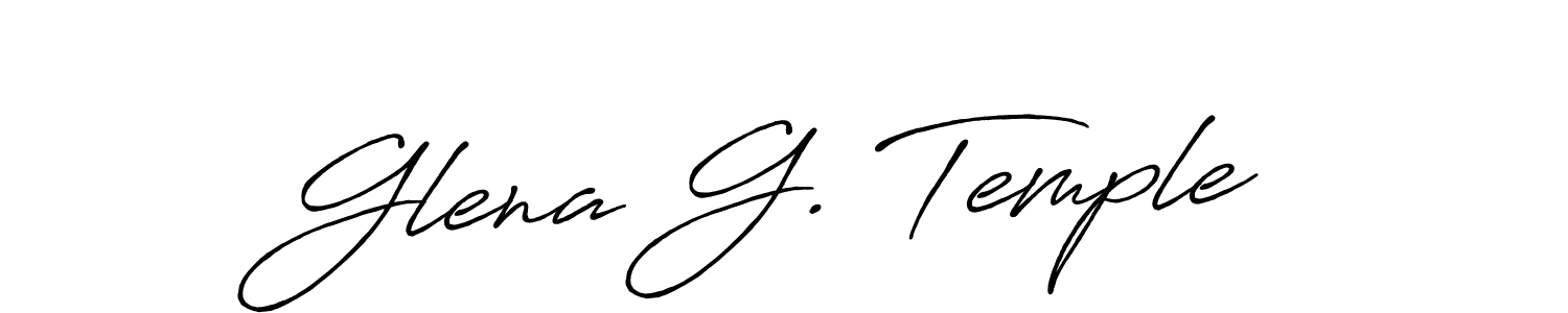 It looks lik you need a new signature style for name Glena G. Temple. Design unique handwritten (Antro_Vectra_Bolder) signature with our free signature maker in just a few clicks. Glena G. Temple signature style 7 images and pictures png