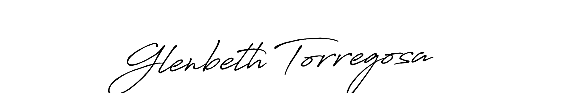 Also we have Glenbeth Torregosa name is the best signature style. Create professional handwritten signature collection using Antro_Vectra_Bolder autograph style. Glenbeth Torregosa signature style 7 images and pictures png