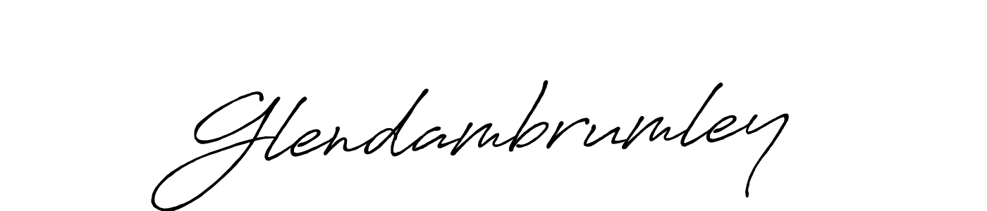 Design your own signature with our free online signature maker. With this signature software, you can create a handwritten (Antro_Vectra_Bolder) signature for name Glendambrumley. Glendambrumley signature style 7 images and pictures png