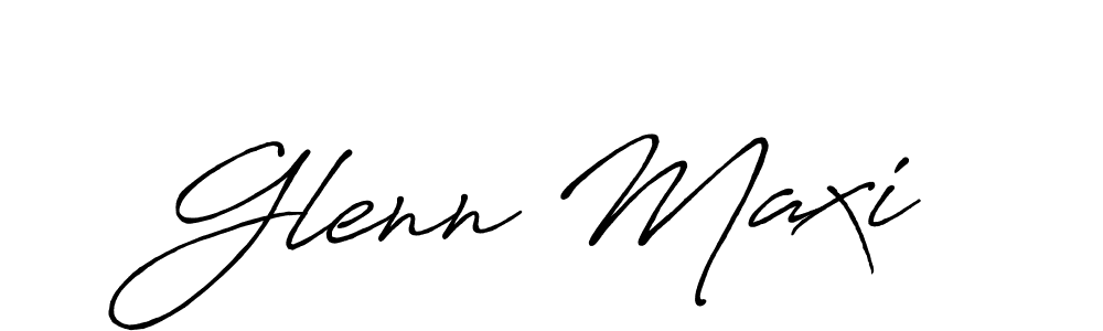 How to make Glenn Maxi signature? Antro_Vectra_Bolder is a professional autograph style. Create handwritten signature for Glenn Maxi name. Glenn Maxi signature style 7 images and pictures png