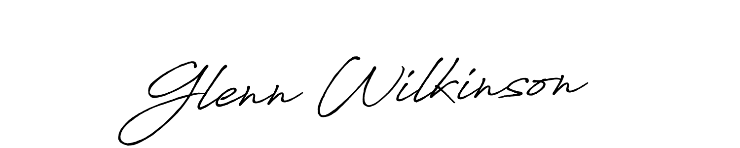 Also we have Glenn Wilkinson name is the best signature style. Create professional handwritten signature collection using Antro_Vectra_Bolder autograph style. Glenn Wilkinson signature style 7 images and pictures png