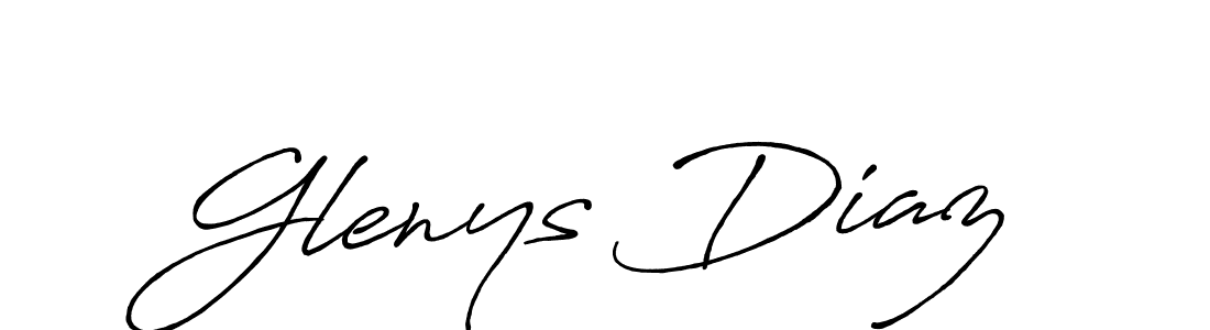 You should practise on your own different ways (Antro_Vectra_Bolder) to write your name (Glenys Diaz) in signature. don't let someone else do it for you. Glenys Diaz signature style 7 images and pictures png