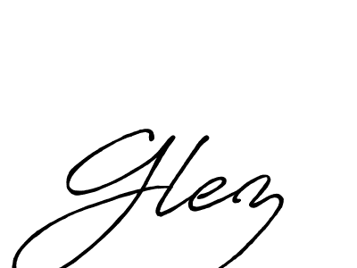 Design your own signature with our free online signature maker. With this signature software, you can create a handwritten (Antro_Vectra_Bolder) signature for name Glez. Glez signature style 7 images and pictures png