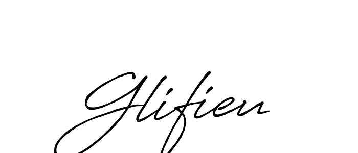 You should practise on your own different ways (Antro_Vectra_Bolder) to write your name (Glifieu) in signature. don't let someone else do it for you. Glifieu signature style 7 images and pictures png