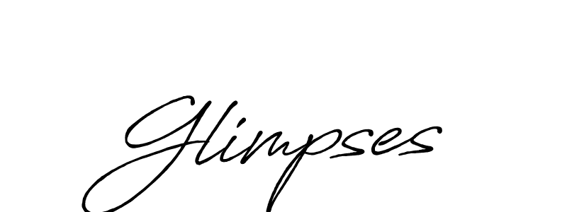 Also You can easily find your signature by using the search form. We will create Glimpses name handwritten signature images for you free of cost using Antro_Vectra_Bolder sign style. Glimpses signature style 7 images and pictures png