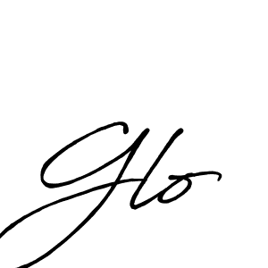 if you are searching for the best signature style for your name Glo. so please give up your signature search. here we have designed multiple signature styles  using Antro_Vectra_Bolder. Glo signature style 7 images and pictures png