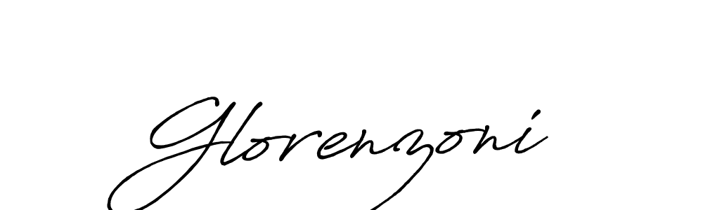 The best way (Antro_Vectra_Bolder) to make a short signature is to pick only two or three words in your name. The name Glorenzoni include a total of six letters. For converting this name. Glorenzoni signature style 7 images and pictures png