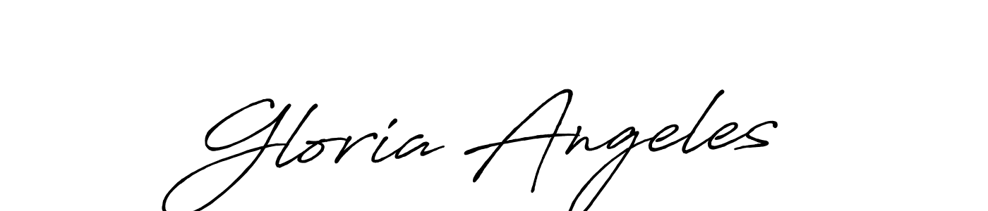You should practise on your own different ways (Antro_Vectra_Bolder) to write your name (Gloria Angeles) in signature. don't let someone else do it for you. Gloria Angeles signature style 7 images and pictures png