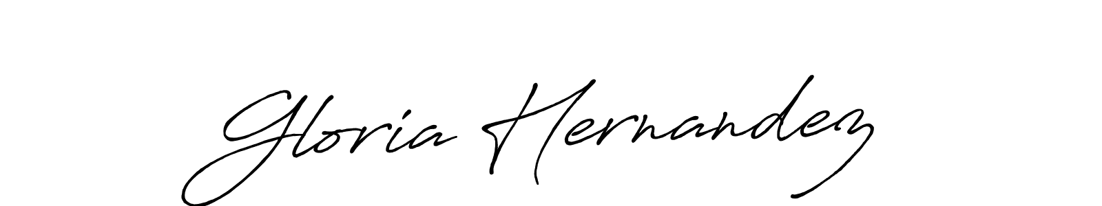 How to make Gloria Hernandez name signature. Use Antro_Vectra_Bolder style for creating short signs online. This is the latest handwritten sign. Gloria Hernandez signature style 7 images and pictures png