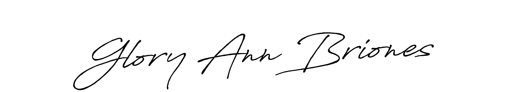 Make a short Glory Ann Briones signature style. Manage your documents anywhere anytime using Antro_Vectra_Bolder. Create and add eSignatures, submit forms, share and send files easily. Glory Ann Briones signature style 7 images and pictures png