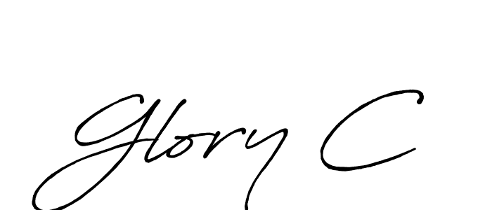 if you are searching for the best signature style for your name Glory C. so please give up your signature search. here we have designed multiple signature styles  using Antro_Vectra_Bolder. Glory C signature style 7 images and pictures png