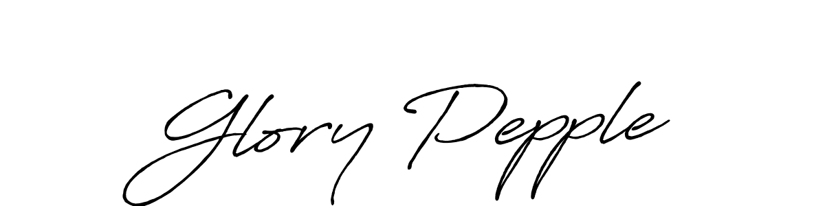 The best way (Antro_Vectra_Bolder) to make a short signature is to pick only two or three words in your name. The name Glory Pepple include a total of six letters. For converting this name. Glory Pepple signature style 7 images and pictures png