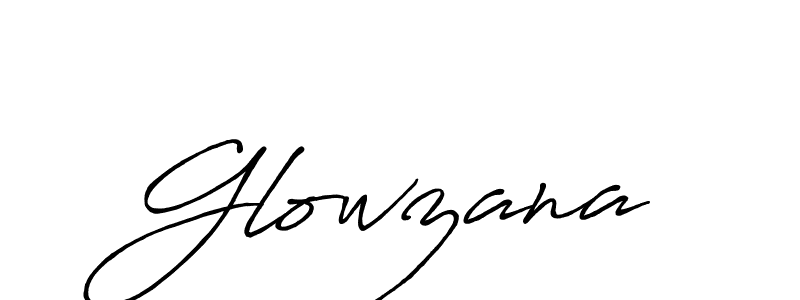 Once you've used our free online signature maker to create your best signature Antro_Vectra_Bolder style, it's time to enjoy all of the benefits that Glowzana name signing documents. Glowzana signature style 7 images and pictures png