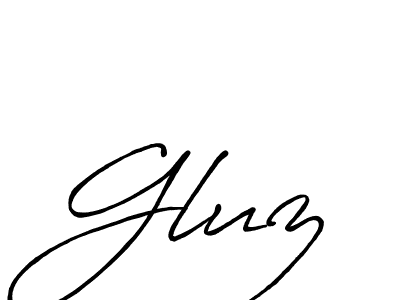 Also we have Gluz name is the best signature style. Create professional handwritten signature collection using Antro_Vectra_Bolder autograph style. Gluz signature style 7 images and pictures png