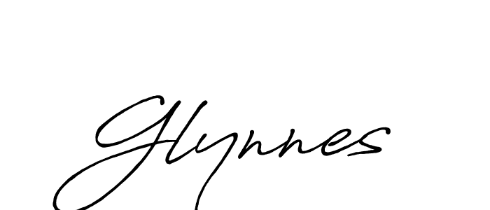Make a beautiful signature design for name Glynnes. With this signature (Antro_Vectra_Bolder) style, you can create a handwritten signature for free. Glynnes signature style 7 images and pictures png