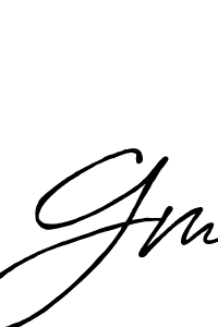 The best way (Antro_Vectra_Bolder) to make a short signature is to pick only two or three words in your name. The name Gm include a total of six letters. For converting this name. Gm signature style 7 images and pictures png