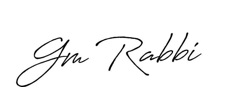 Make a beautiful signature design for name Gm Rabbi. Use this online signature maker to create a handwritten signature for free. Gm Rabbi signature style 7 images and pictures png