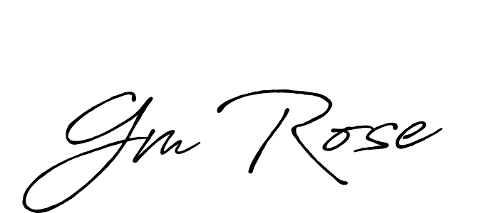 Best and Professional Signature Style for Gm Rose. Antro_Vectra_Bolder Best Signature Style Collection. Gm Rose signature style 7 images and pictures png