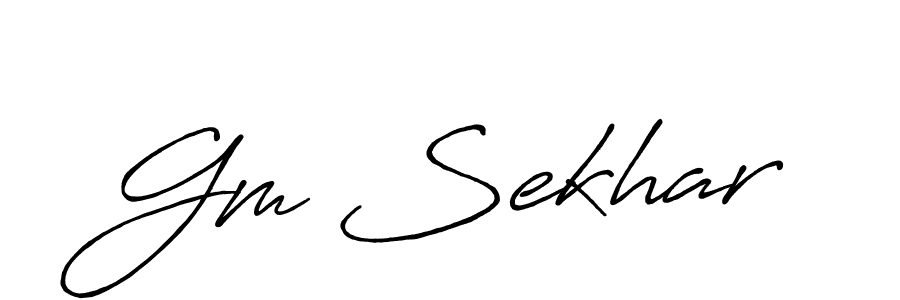 Best and Professional Signature Style for Gm Sekhar. Antro_Vectra_Bolder Best Signature Style Collection. Gm Sekhar signature style 7 images and pictures png