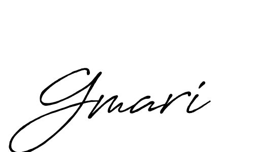 Create a beautiful signature design for name Gmari. With this signature (Antro_Vectra_Bolder) fonts, you can make a handwritten signature for free. Gmari signature style 7 images and pictures png