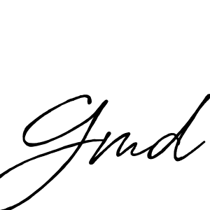 Antro_Vectra_Bolder is a professional signature style that is perfect for those who want to add a touch of class to their signature. It is also a great choice for those who want to make their signature more unique. Get Gmd name to fancy signature for free. Gmd signature style 7 images and pictures png