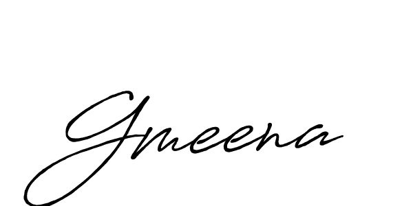 It looks lik you need a new signature style for name Gmeena. Design unique handwritten (Antro_Vectra_Bolder) signature with our free signature maker in just a few clicks. Gmeena signature style 7 images and pictures png