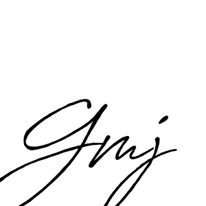 Also You can easily find your signature by using the search form. We will create Gmj name handwritten signature images for you free of cost using Antro_Vectra_Bolder sign style. Gmj signature style 7 images and pictures png
