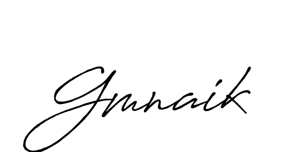Also You can easily find your signature by using the search form. We will create Gmnaik name handwritten signature images for you free of cost using Antro_Vectra_Bolder sign style. Gmnaik signature style 7 images and pictures png