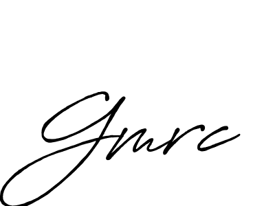 How to make Gmrc name signature. Use Antro_Vectra_Bolder style for creating short signs online. This is the latest handwritten sign. Gmrc signature style 7 images and pictures png