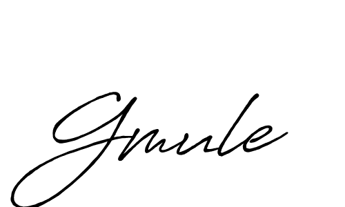 Design your own signature with our free online signature maker. With this signature software, you can create a handwritten (Antro_Vectra_Bolder) signature for name Gmule. Gmule signature style 7 images and pictures png